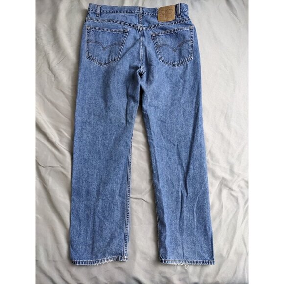 Vintage Levis Jeans 100% Cotton Regular Straight Leg Mens Size 38X31 - Picture 5 of 15